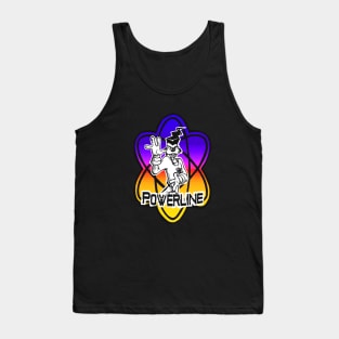 Powerline - Fan Art 90s Kid Illustration Tank Top